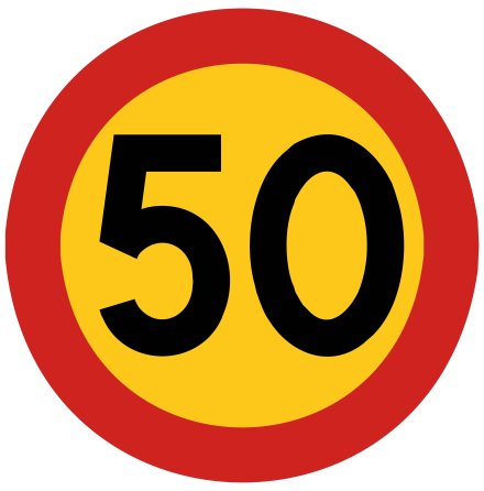 Hastighetsbegränsning 50 kmh