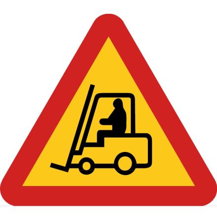 Varning för truck - Varningsskylt