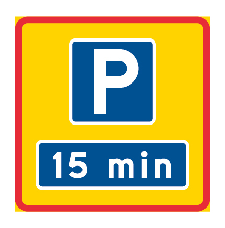 Områdesmärke - parkering