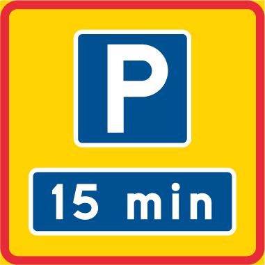 Områdesmärke - parkering