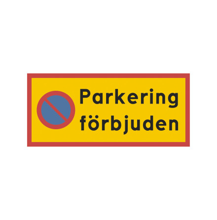 Parkering frbjuden