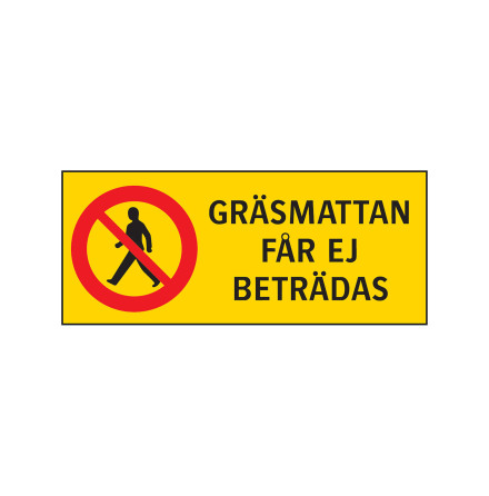 Grsmattan fr ej betrdas